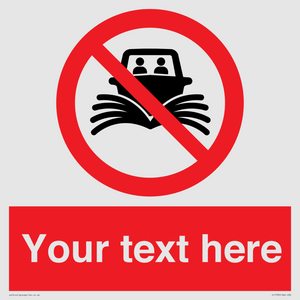 PL7733: Custom prohibition do not create wash no speeding of watercraft