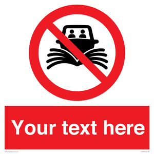 PL7733: Custom prohibition do not create wash no speeding of watercraft