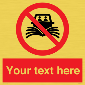 PL7733: Custom prohibition do not create wash no speeding of watercraft
