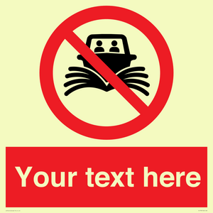 PL7733: Custom prohibition do not create wash no speeding of watercraft