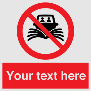 PL7733: Custom prohibition do not create wash no speeding of watercraft