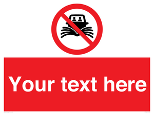 PL7742: Custom prohibition do not create wash no speeding of watercraft