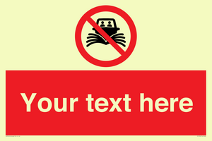 PL7742: Custom prohibition do not create wash no speeding of watercraft