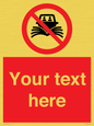 PL7742: Custom prohibition do not create wash no speeding of watercraft
