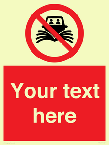 PL7742: Custom prohibition do not create wash no speeding of watercraft
