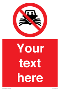 PL7742: Custom prohibition do not create wash no speeding of watercraft