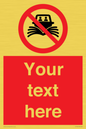PL7742: Custom prohibition do not create wash no speeding of watercraft