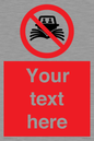 PL7742: Custom prohibition do not create wash no speeding of watercraft