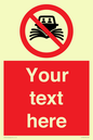 PL7742: Custom prohibition do not create wash no speeding of watercraft