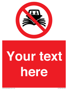 PL7742: Custom prohibition do not create wash no speeding of watercraft