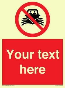 PL7742: Custom prohibition do not create wash no speeding of watercraft