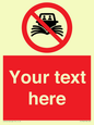 PL7742: Custom prohibition do not create wash no speeding of watercraft
