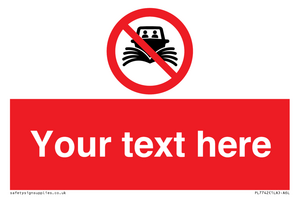 PL7742: Custom prohibition do not create wash no speeding of watercraft