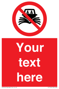 PL7742: Custom prohibition do not create wash no speeding of watercraft