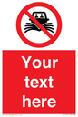 PL7742: Custom prohibition do not create wash no speeding of watercraft