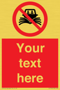 PL7742: Custom prohibition do not create wash no speeding of watercraft
