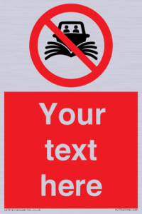 PL7742: Custom prohibition do not create wash no speeding of watercraft