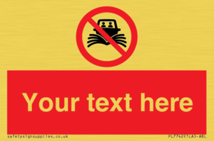 PL7742: Custom prohibition do not create wash no speeding of watercraft