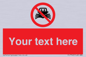 PL7742: Custom prohibition do not create wash no speeding of watercraft