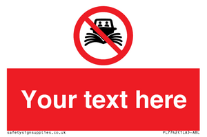 PL7742: Custom prohibition do not create wash no speeding of watercraft
