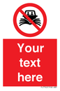 PL7742: Custom prohibition do not create wash no speeding of watercraft