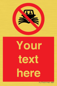PL7742: Custom prohibition do not create wash no speeding of watercraft