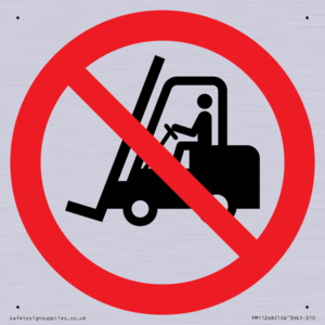 PM11248: P006 Prohibition: No access for forklift trucks and other industrial vehicles