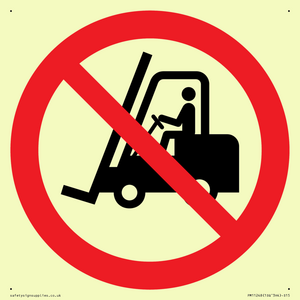 PM11248: P006 Prohibition: No access for forklift trucks and other industrial vehicles