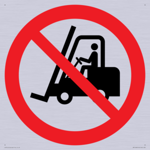 PM11248: P006 Prohibition: No access for forklift trucks and other industrial vehicles
