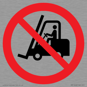 PM11248: P006 Prohibition: No access for forklift trucks and other industrial vehicles
