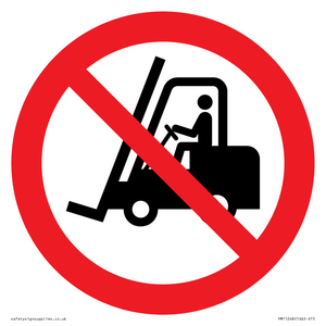 PM11248: P006 Prohibition: No access for forklift trucks and other industrial vehicles