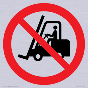 PM11248: P006 Prohibition: No access for forklift trucks and other industrial vehicles