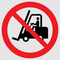 PM11248: P006 Prohibition: No access for forklift trucks and other industrial vehicles