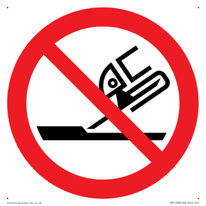 PM11298: Prohibition: Do not use for face grinding