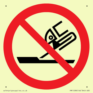 PM11298: Prohibition: Do not use for face grinding