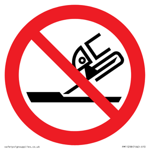 PM11298: Prohibition: Do not use for face grinding
