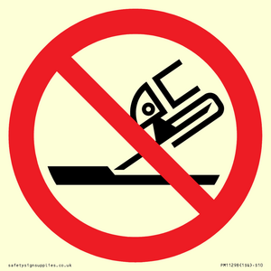 PM11298: Prohibition: Do not use for face grinding