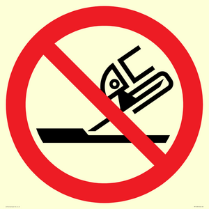 PM11298: Prohibition: Do not use for face grinding