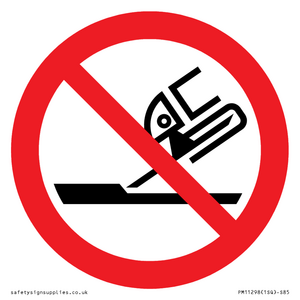 PM11298: Prohibition: Do not use for face grinding
