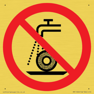 PM11300: Prohibition: Do not use for wet grinding