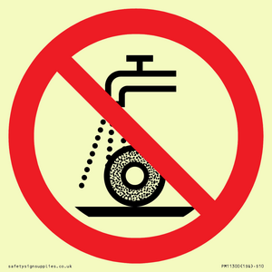 PM11300: Prohibition: Do not use for wet grinding