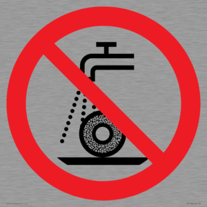 PM11300: Prohibition: Do not use for wet grinding