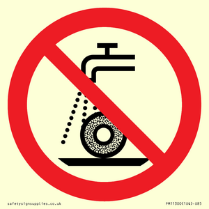PM11300: Prohibition: Do not use for wet grinding