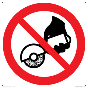 PM11302: Prohibition: Do not use with hand-held grinding machine