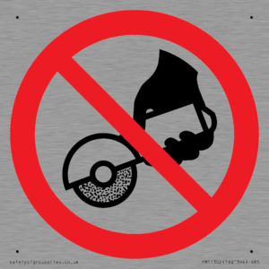 PM11302: Prohibition: Do not use with hand-held grinding machine