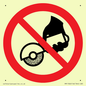 PM11302: Prohibition: Do not use with hand-held grinding machine
