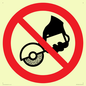 PM11302: Prohibition: Do not use with hand-held grinding machine