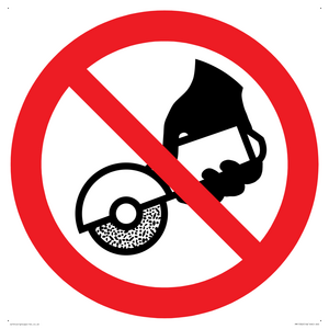 PM11302: Prohibition: Do not use with hand-held grinding machine