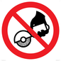 PM11302: Prohibition: Do not use with hand-held grinding machine