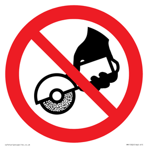 PM11302: Prohibition: Do not use with hand-held grinding machine